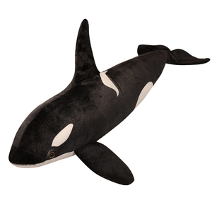 Neues Weiches Gefülltes Maßgefertigtes Meerestier-Killerwal-Plüschtier-Kissen mit Polyester- & PP-Baumwollfüllung Geburtstags-Kuscheltier - Product Image 1