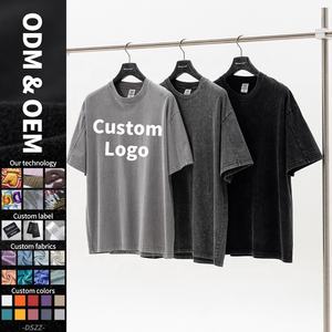 Camiseta Blanca Vintage de Verano para <span class=keywords><strong>Hombre</strong></span>, 100% Algodón, 280g, Manga Corta, Modelo INS para Ropa - Product Image 1