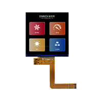 Modul LCD TFT IPS 3,95 Inci 480x480 dengan Antarmuka MIPI, IC Penggerak ST7701, Lampu Latar Putih, Area Aktif 71x70mm