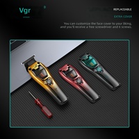 VGR668T – Nouvelle tondeuse rechargeable haut de gamme pour salon professionnel, affichage numérique, haute vitesse 8 000-11 000 tr/min