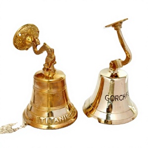 ระฆังทองเหลืองตกแต่งติดผนังสำหรับเทศกาลคริสต์มาสระฆังติดผนัง - Product Image 1