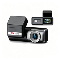 Caméra embarquée 4G 2K+1080P WiFi avec vision nocturne, capteur G, double objectif, enregistreur vidéo DVR pour voiture, caméra embarquée avec GPS intégré, prend en charge les cartes TF de 32 Go à 256 Go