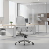 Chaise de bureau ergonomique en maille de haute qualité, pivotante et réglable, pour ordinateur, de luxe, exécutive, commerciale et moderne, vente en gros