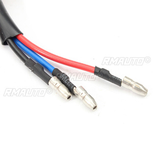 Phare universel pour moto 12V 5,75 pouces Hi/Lo, 12V 60W, rond noir, pour Harley Bobber Custom, phare LED 60W, phare avant - Product Image 4