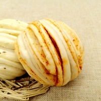 Vente en gros de pains et brioches chinois congelés halal, emballés en boîte Huajuan, pour le petit-déjeuner des enfants et des adultes, épicés et salés