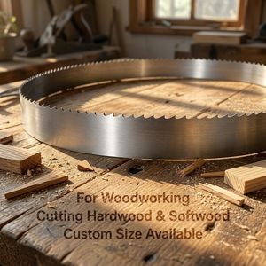 Lame de scie à ruban en acier au carbone de qualité supérieure : coupe durable pour le bois, qualité professionnelle pour la menuiserie et les ateliers - Product Image 3