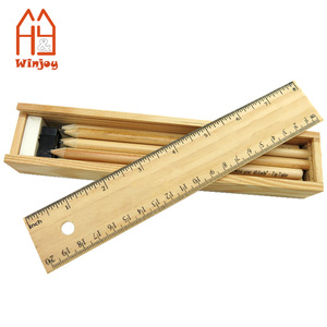 Bán Sỉ Bằng Gỗ Khuyến Mại Hộp Quà Tặng Hoặc Trường Hợp Bút Chì Màu Set Với Mài Tẩy Sinh Thái Thân Thiện Với Văn Phòng Phẩm Biểu Tượng Tùy Chỉnh - Product Image 3