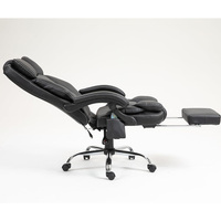Silla de juegos Silla Gamer Silla de oficina Silla giratoria negra moderna Oficina en casa Ecuador Ejecutivo ergonómico Cuero genuino de PU