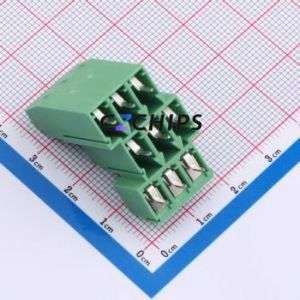 1723292 Screw Terminal Block Through hole Component (THT),P=5.08mm Connector 5.08mm Green Through Hole 9P - Product Image 2