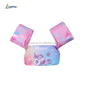 <span class=keywords><strong>Gilet</strong></span> de <span class=keywords><strong>sauvetage</strong></span> flottant pour bébé avec manches de dessin animé, bouée de natation EPE, brassard flottant et combinaison de flottabilité en mousse - Product Image 3