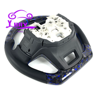 Accessoires pour Ford Bronco 2021+ U725 Raptor Sport CX430 Volant de voiture en fibre de carbone Style course personnalisé Amélioration de l'intérieur