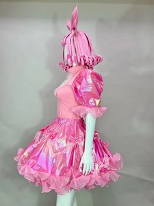 Tenues de danse <span class=keywords><strong>pour</strong></span> femmes, costumes de scène, rose, volants, perles, body, jupes <span class=keywords><strong>tutu</strong></span>, ensembles, costumes de carnaval, costumes de cosplay de princesse - Product Image 5