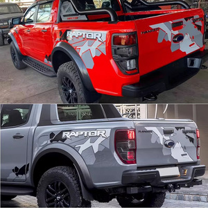 Autocollants latéraux <span class=keywords><strong>pour</strong></span> pick-up, emblème Raptor, badge en vinyle, autocollants colorés <span class=keywords><strong>pour</strong></span> Ford <span class=keywords><strong>Ranger</strong></span> Raptor 2020 2023-2026 - Product Image 2