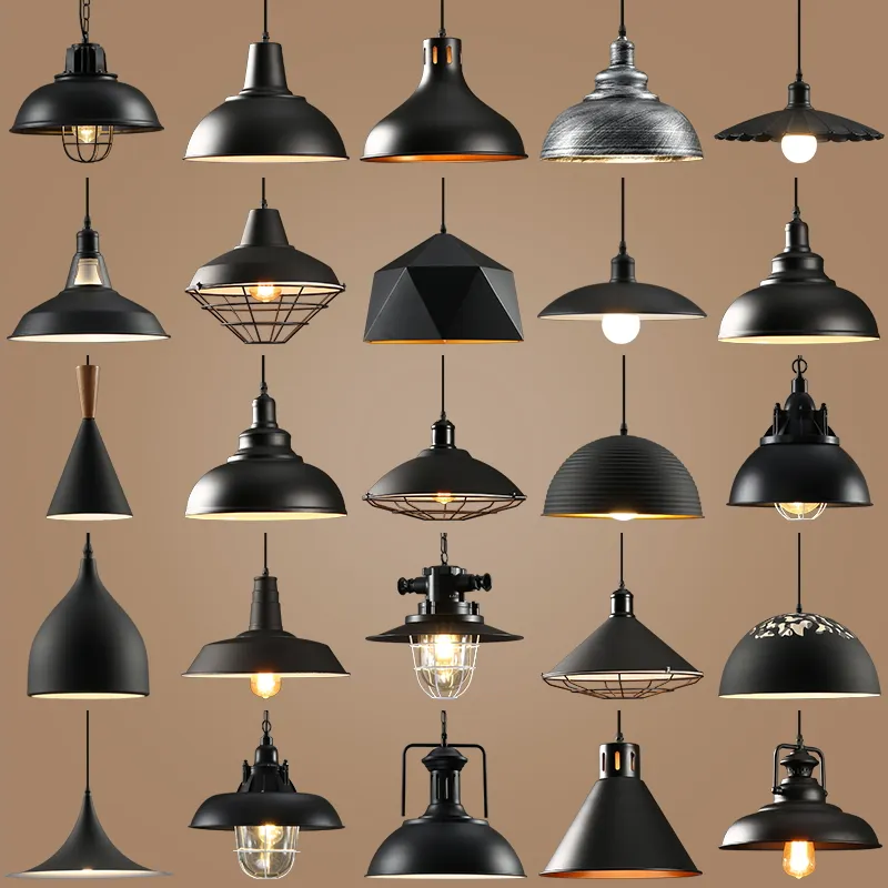 Lámpara colgante posmoderna para Loft, lámpara Retro para Bar, Arte Creativo Simple, restaurante, industria hotelera, lámpara LED colgante Vintage
