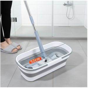 <span class=keywords><strong>Seau</strong></span> à serpillière pliable en plastique imperméable de grande capacité pour l'extérieur avec poignée - Product Image 1