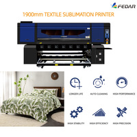 Máquina de Impresión Textil Fedar de 8 Cabezales CMYK, Plotter de Inyección de Tinta de Sublimación Rollo a Rollo