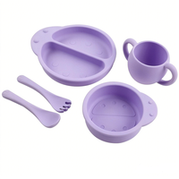CHINFAI Bol d'alimentation pour enfants en silicone de qualité alimentaire, forme lion, avec ventouse, vaisselle pour bébés, vente chaude
