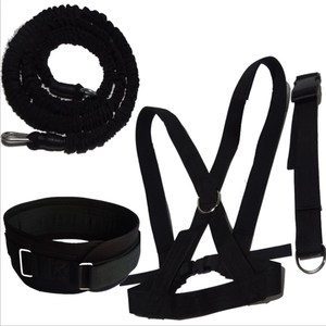 Bandas de Resistencia de Látex de Doble Resistencia <span class=keywords><strong>para</strong></span> Entrenamiento, Carrera de Campo, Fuerza Explosiva, Aptitud Física, Muestra Gratuita, Negro AW - Product Image 6