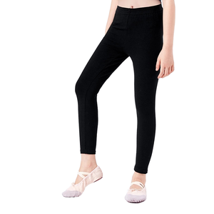 Medias de Ballet de Algodón Negro para Niñas, Gimnasia, Entrenamiento, Niños - Product Image 1