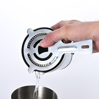 Passoire Hawthorne professionnelle en acier inoxydable avec ressort, filtre à cocktail, accessoire de barman pour mélanger les boissons, pour bar à domicile