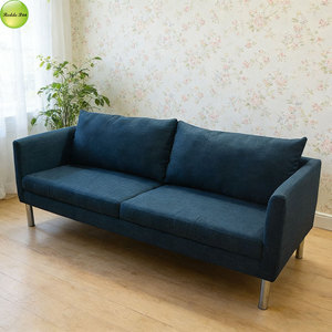 ReddeBoo, gran oferta, sofá <span class=keywords><strong>de</strong></span> tela nórdico para sala <span class=keywords><strong>de</strong></span> estar, sofá seccional Simple <span class=keywords><strong>de</strong></span> 2 plazas para apartamento, sofá Modular <span class=keywords><strong>de</strong></span> dos plazas 9006 - Product Image 5