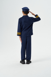 बोलोपार्टी किड्स हैलोवीन कॉस्प्ले पोशाक, बच्चों की पायलट पोशाक-एयरलाइन पोशाक - Product Image 5