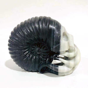 Calaveras de cristal talladas a mano de alta calidad, Dushan, jade, pulpo, gran Cristal, venta al por mayor - Product Image 4