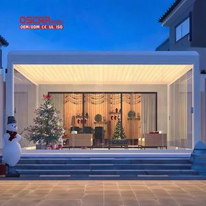 Kits de gazebo à toit en persienne motorisé 3X3 4X3 <span class=keywords><strong>4X4</strong></span> 5X3 6X3M Aluminium avec lumières LED Jardin Patio Cour Pergola - Product Image 2