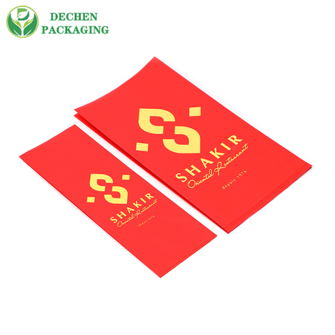 Aluminium Kraft Paper Bag Square Shaped Greaseproof Bags Pouches For Food