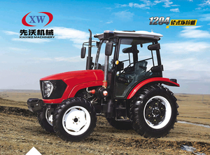 Avec conception résistante à la poussière à bas prix 100 110 130 chevaux Mini tracteur agricole 4WD - Product Image 6