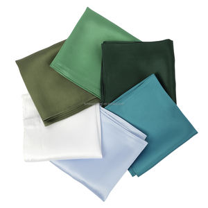 Pochette de costume en soie personnalisée pour homme – Motif uni, respirante, séchage rapide, douce pour la peau, utilisation décontractée toutes saisons - Product Image 2