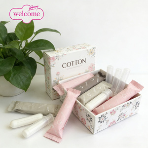 Produits en gros très abordables, fabricants personnalisés, tampons biodégradables certifiés GOTS, applicateur en canne à sucre, <span class=keywords><strong>tampon</strong></span> vaginal - Product Image 5