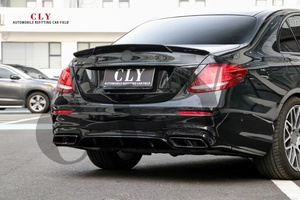 Kit carrozzeria Ukiss per 2017-2019 <span class=keywords><strong>Mercedes</strong></span> classe E <span class=keywords><strong>W213</strong></span> aggiornamento E63S 1:1 AMG paraurti anteriore largo parafanghi cofano motore punte posteriori - Product Image 6