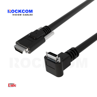 Kabel Tautan kamera, 1M SDR ke SDR/A Down fleksibel tinggi PoCL mesin kamera industri kabel Tautan kamera