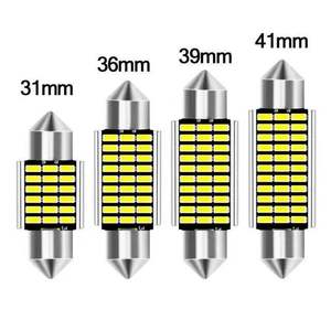 ไฟ LED ติดหลังคารถยนต์ CNABUS แบบสองจุด 3014 31/36/39/41 มม. 2W พร้อมระบบถอดรหัส ใช้สำหรับอ่านหนังสือและไฟส่องป้ายทะเบียน ขนาดมาตรฐาน - Product Image 3