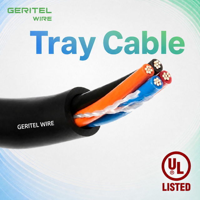 TC-ER UL1277 Control Cable for Industrial Equipment Copper Conductor 600V Rated Tray Cable with PVC/Nylon Jacket