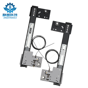 35mm Chargement 35kg1035-08 Pocket Door Slide Track Side Hide Insert Fit for Invisible Folding Hidden Swing Door of Kitchen & Dining - Product Image 1