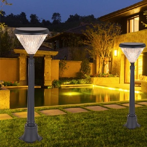 Lámpara <span class=keywords><strong>Solar</strong></span> de Aluminio para Jardín con Control Remoto, Enchufe para Suelo, IP65, para Jardín, Comunidad, Villa, Patio, Iluminación Vertical Decorativa - Product Image 3
