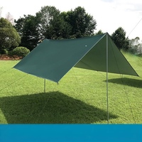 Tente de camping à auvent, tente d'extérieur imperméable, protection UV, tente d'aventure, bâche, hamac pour l'ombre du soleil, randonnée en été