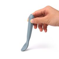 Cuillère à bébé en silicone de qualité alimentaire, cuillère à bébé souple en silicone, cuillère d'apprentissage pour bébé en silicone
