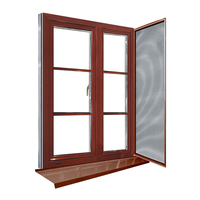 Ventanas Abatibles Dobles de PVC/UPVC Tipo Económico Americano, Gran Venta en Norteamérica