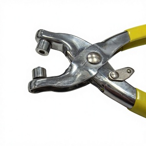 Набор инструментов для пробивания отверстий и установки люверсов из высокоуглеродистой стали с резиновой ручкой для рукоделия и творчества - Product Image 5