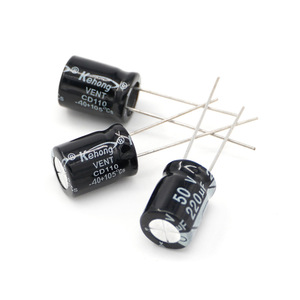 Aluminum Electrolytic Capacitor 220UF 50V 10x13mm Through Hole For PCB Control Board High Frequency Use - Product Image 2