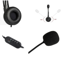 Headset USB Tipe Baru SE200 Tahun 2023, Earphone Pelindung Telinga