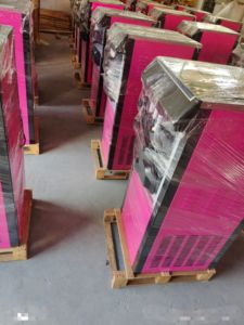 Crème glacé<span class=keywords><strong>e</strong></span> italienne molle commerciale bureau 3 saveurs haute 110V/220V autonettoyant nouvelle condition recettes à base de lait - Product Image 3