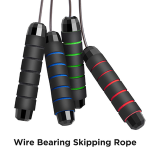 Adjustable Bearing Skip Rope with <b>ABS</b> Handle 2.5M for Home <b>Exercise</b> Unisex Non-Smart Jump Rope - Product Image 5