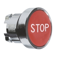 Interruptor de Retorno por Resorte Metálico Rojo Xb4 de 22 mm, Marca Stop Zb4ba434, Nuevo y Original, Sistemas PLC de Control Programable para Automatización Industrial