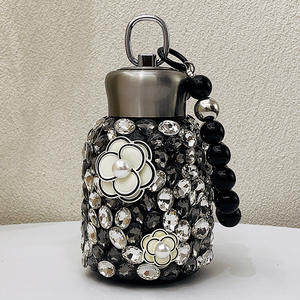 Chaîne de <span class=keywords><strong>bouteille</strong></span> d'eau isolée MAIMAI avec strass, cristal, papillon, perle, accessoires de voiture pour femmes - Product Image 6