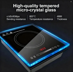 Cuisinière à <span class=keywords><strong>induction</strong></span> <span class=keywords><strong>encastrable</strong></span> avec contrôle tactile pour hôtels et usage extérieur - Product Image 3
