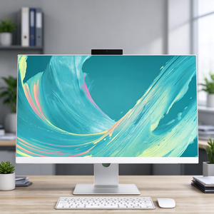 Computadora Todo en Uno Wandong K12 de 21.5/23.8 Pulgadas, FHD IPS, Cámara Integrada, Windows 11 Pro, Computadora de Escritorio Empresarial - Product Image 1